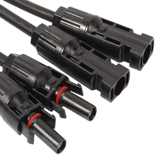 12AWG 1 Pair Solar MC4 Y Parallel Branch Connectors MFF&FMM Pair - Image 2